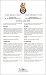 Armoiries de Kenneth James Doig Armoiries de Kenneth James Doig