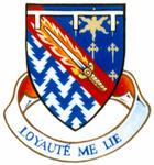 Armoiries brisées d'Andrew John Michael Woodrow, fils d'Alaric John Martin Woodrow Armoiries brisées d'Andrew John Michael Woodrow, fils d'Alaric John Martin Woodrow