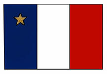 National Flag of Acadia National Flag of Acadia