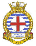 Insigne du Quartier général des Forces maritimes de l'Atlantique Insigne du Quartier général des Forces maritimes de l'Atlantique