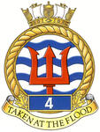 Insigne du Quatrième groupe des opérations maritimes Insigne du Quatrième groupe des opérations maritimes