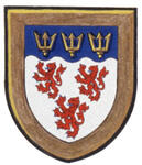 Differenced Arms for Karen Helen Saint-Onge, daughter of Harold Alexander McCarney