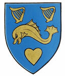 Differenced Arms for Clare Frances Fisher, daughter of Rory Henry Grattan Fisher