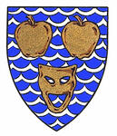 Differenced Arms for Karin Elizabeth Apold, daughter of William Olsen Apold