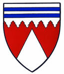 Differenced Arms for Rena Diane Panetta, granddaughter of William Douglas Kirkwood