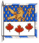 Drapeau de l'Association des Major-Bontron d'Amérique