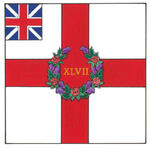 Drapeau du 47e Régiment de fantassins (Lancashire)