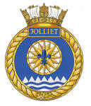 Badge of HMCS Jolliet Badge of HMCS Jolliet