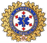 Badge for use by the Alberta Emergency Medical Services