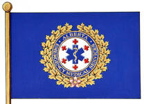 Flag for use by the Alberta Emergency Medical Services