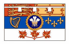 Personal Flag of The Prince of Wales for use in Canada