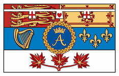 Personal Flag of The Princess Royal for use in Canada