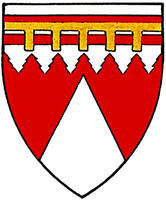 Armoiries brisées de Johnathan William Kirkwood, petit-fils de William Douglas Kirkwood