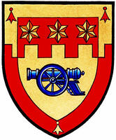 Differenced Arms for Judith Kathryn Scott McGuire, daughter of Edward Cecil Scott