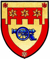 Differenced Arms for Sandra Alison Scott Crawford, daughter of Edward Cecil Scott