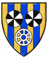 Differenced Arms for Maxime Olivier Cardin, stepson of Claude Clément