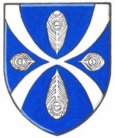 Differenced Arms for Claire Katherine Ann Peacock, daughter of  Mark George Peacock