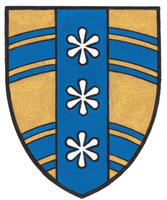 Armoiries brisées de Mario Meunier, enfant d'Eugène Meunier