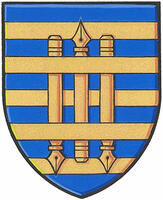 Differenced Arms for Sébastien William Comchi, child of Rose Marie Angélique Bernard