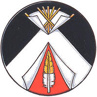 Armoiries brisées de Lee Maria Thom, enfant de  Margaret Thom