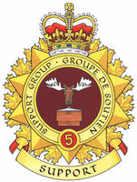 Insigne du Groupe de soutien de la 5e Division du Canada