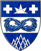 Differenced Arms of Félix-Vihaan Laverdière-Gillalla, grandchild of Lise Papineau