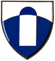 Armoiries brisées d’Alexandra Margaux Laporte, petit-enfant de Peter Harrison