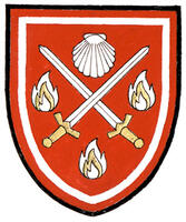 Armoiries brisées de Janet Carole Lacasse, enfant de Bernard Ludwig Nehring