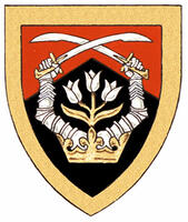 Armoiries brisées de Marius Achilles de Bartok, enfant de Robert Adam de Bartok