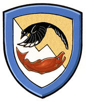 Armoiries brisées de Christopher David Robertson, enfant de Kennith James Robertson