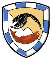 Armoiries brisées d’Emma Michaela Robertson, enfant de Kennith James Robertson