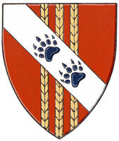 Armoiries brisées de Carsen Jerry Hruby, neveu d’Einar Brockie Davison