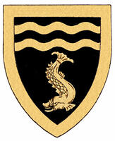 Armoiries brisées de Samantha Leslie Richardson, enfant de Christopher Evan Richardson