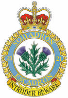 Badge of the 21 Aerospace Control and Warning Squadron