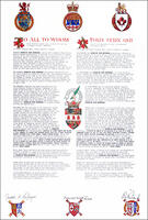 Differenced Arms for John Lachlan Matheson, son of Roderick Hugh Matheson