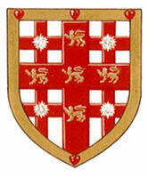 Armoiries brisées d'Eve Mary Richardson, fille de Nigel Harry Richardson Armoiries brisées d'Eve Mary Richardson, fille de Nigel Harry Richardson