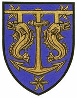 Differenced Arms for Guillaume Patrick Carlier, son of Gérard Claude Carlier