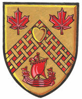 Differenced Arms for Katherine Elizabeth Riley, daughter of Albert James Loof Riley