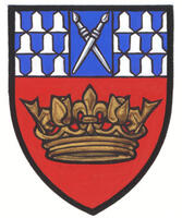 Armoiries brisées de Pamela Sarah Emerson, fille de Robert Hugh Emerson