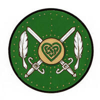 Armoiries brisées de Caroline Wallace, fille de Howard Carew Wallace Armoiries brisées de Caroline Wallace, fille de Howard Carew Wallace