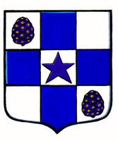 Armoiries brisées de Marie-Alexandre Houtart Massé, fille d'Alain Massé