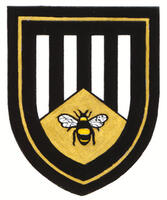 Armoiries brisées de Malcolm Rhys McKinnon Johnson, fils de Grant David Johnson