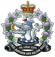 Badge of The Lorne Scots (Peel, Dufferin and Halton Regiment)