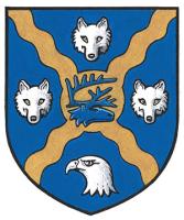 Differenced Arms for Wallace Jane Mary MacKay Hungerford, child of Vallance Jane Florence Dimsdale Knott Hungerford