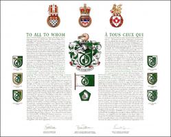 Differenced Arms for Lana Rachel Dan, daughter of Michael David Dan