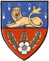 Differenced Arms of Émilie Irène-Carmen Pelletier, stepchild of Claude Joseph Daniel Bigras