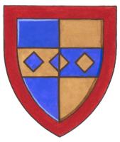 Differenced Arms for Jeanne Boyer Plourde, daughter of Joseph Louis Pierre Plourde
