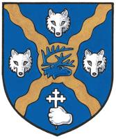 Differenced Arms for Andrew William Murdoch Hungerford, child of Vallance Jane Florence Dimsdale Knott Hungerford