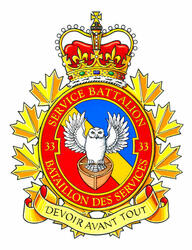Badge of 33 Service Battalion Badge of 33 Service Battalion