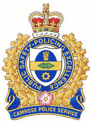 Badge of the Camrose Police Service Badge of the Camrose Police Service